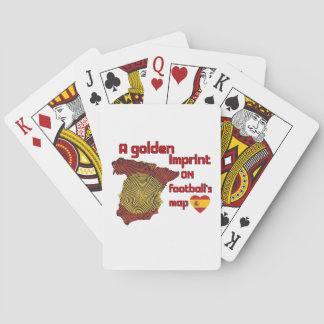 Cartes à jouer Champions d'Espagne Coupe du Monde
