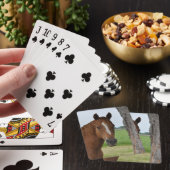 Cartes à jouer Cheval près de l'arbre (In Situ)