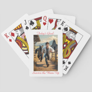 Cartes à jouer classique de thérapie physique