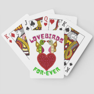 Cartes à jouer classiques Cadeau de cœur de tourte