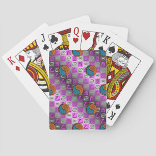 Cartes à jouer classiques Cancer & Coq de Bois