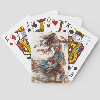 Cartes à jouer Classiques de Danseur Amérindien