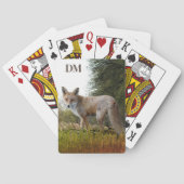 Cartes à jouer classiques Monogram Red Fox (dos)