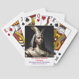 Cartes à jouer classiques Pharaon Taharqua