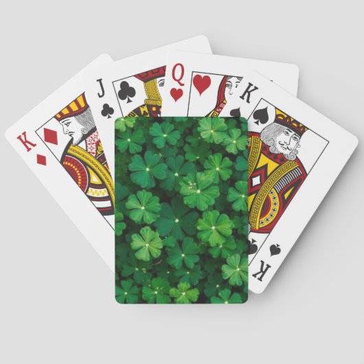 Cartes à jouer classiques Trèfle Chanceux (dos)