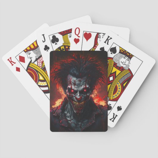 Cartes à jouer Clown (dos)
