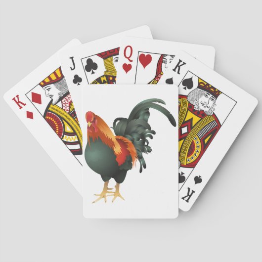 Cartes à jouer Coq (dos)