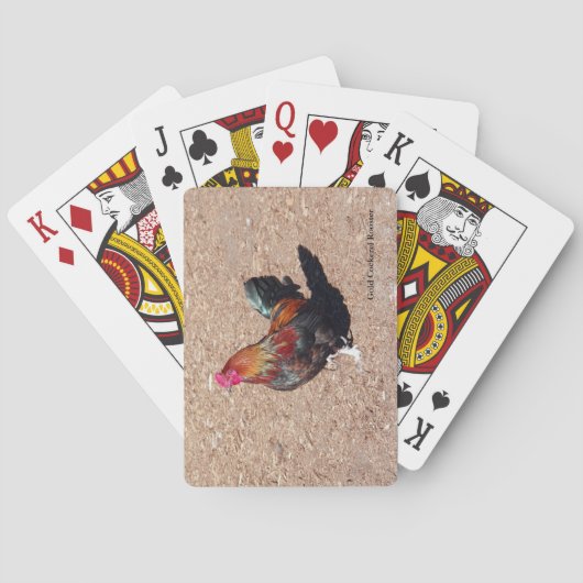 Cartes à jouer Coq doré (dos)