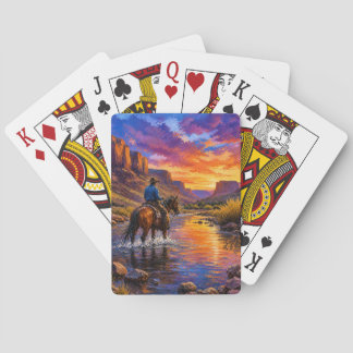 Cartes à jouer Cowboy errant