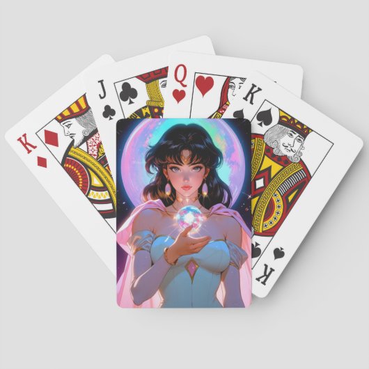 Cartes à jouer d'anime mystique (dos)