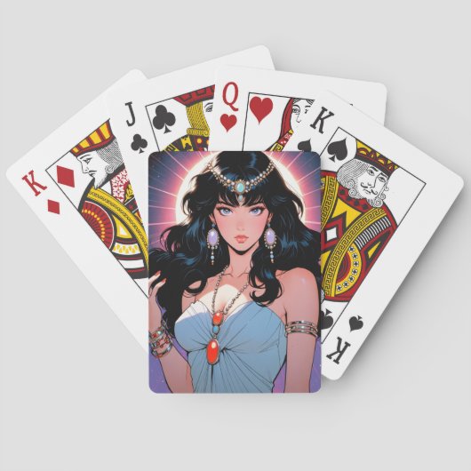 Cartes à jouer d'anime mystique (dos)