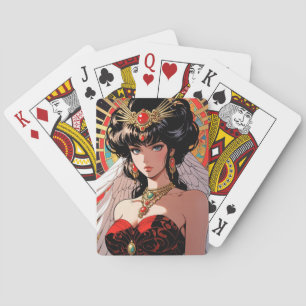 Cartes à jouer d'anime mystique