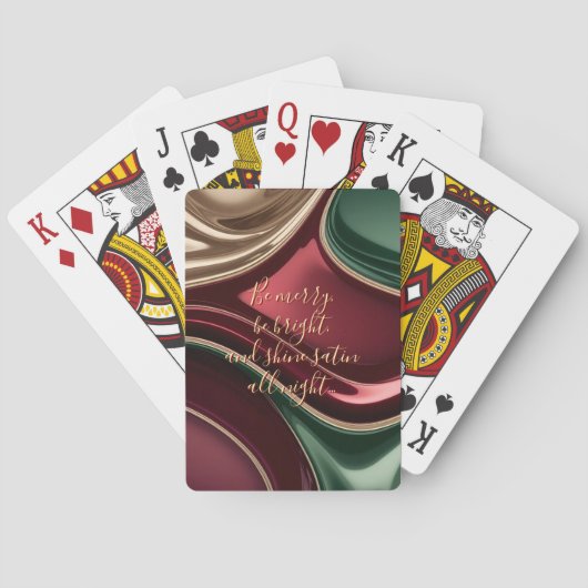Cartes à jouer dans un graphique abstrait élégant (dos)