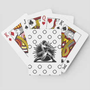 Cartes à jouer de batteur de baseball