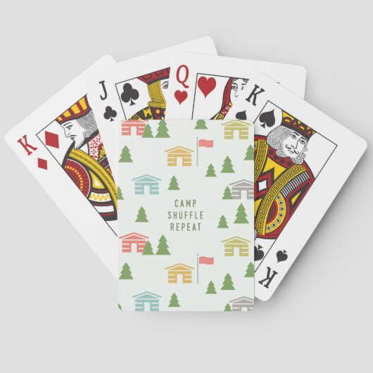 Cartes à jouer de camp d'été (dos)