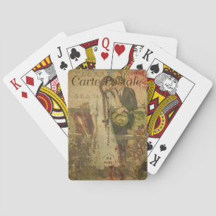 Cartes à jouer de carte postale française