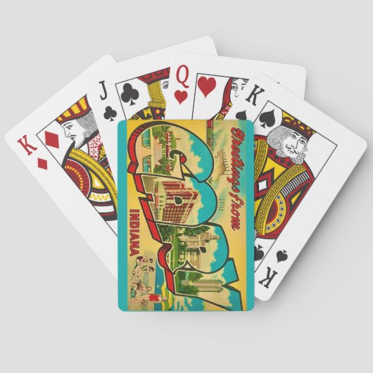 Cartes à jouer de Gary Indiana (dos)