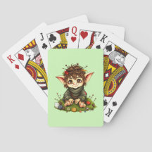Cartes à jouer de la Fée capricieuse de la forêt