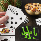Cartes à jouer de l'alien idiot (In Situ)