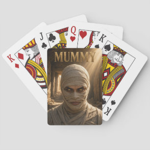 Cartes à jouer de momie, cartes de poker