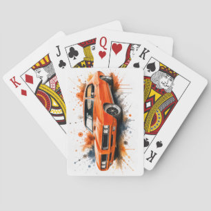 Cartes à jouer de Muscle Car Américain