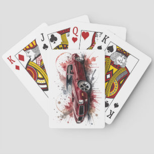 Cartes à jouer de muscle car américaines