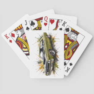 Cartes à jouer de muscle car américaines