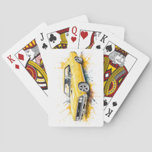 Cartes à jouer de muscle car américaines