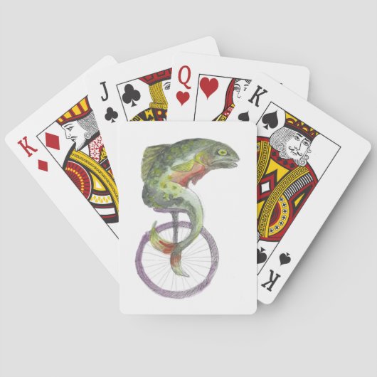 Cartes à jouer de poissons (dos)