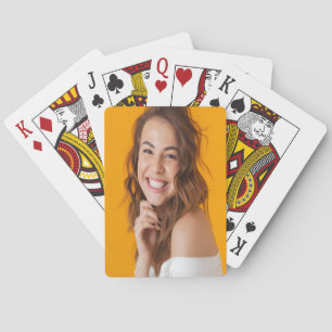 Cartes à jouer de poker personnalisées avec photo