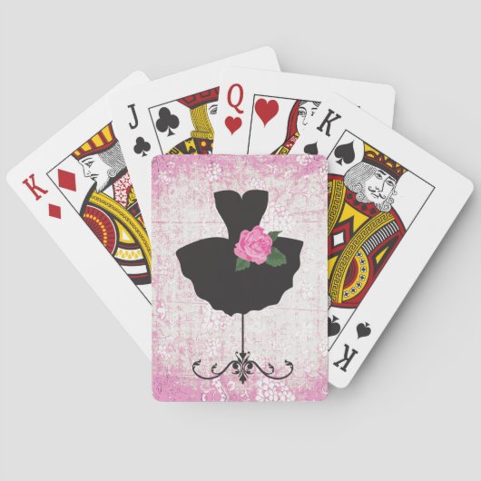 Cartes à jouer de robe de ballet (dos)