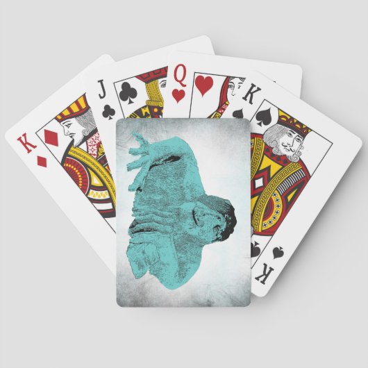 Cartes à jouer de troll de Fremont à Seattle (dos)