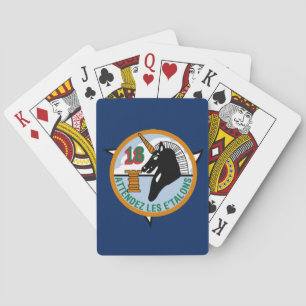 Cartes à jouer de vélo de l'escadron de cadets de