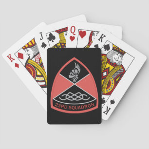 Cartes à jouer de vélo de l'escadron de cadets de 
