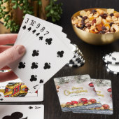 Cartes à jouer décorées de Noël (In Situ)