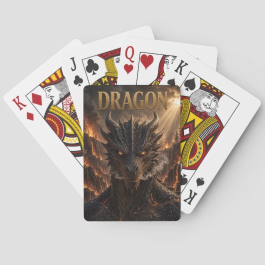 Cartes à jouer Dragon (dos)