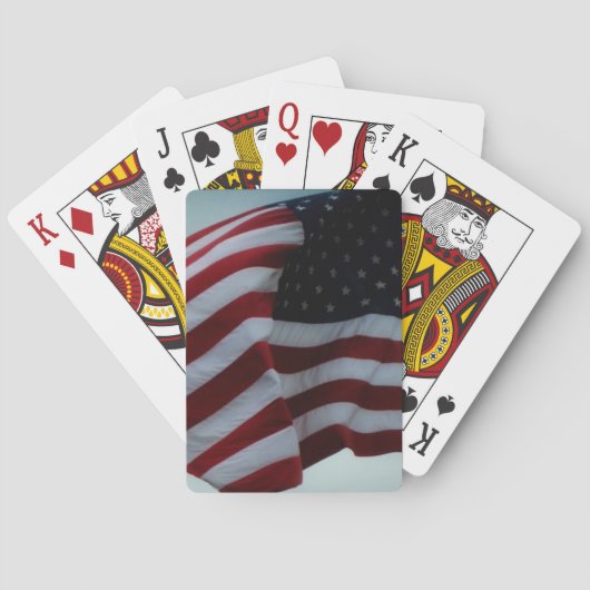 Cartes à jouer Drapeau Américain (dos)