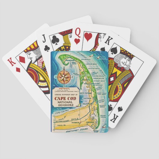 Cartes à jouer du Cape Cod National Seashore (dos)