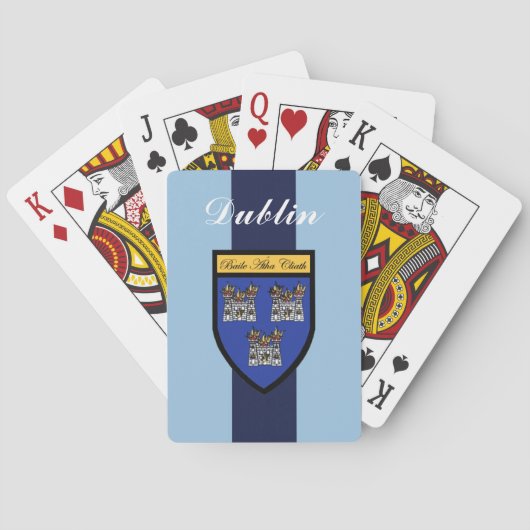 Cartes à jouer du comté de Dublin (dos)