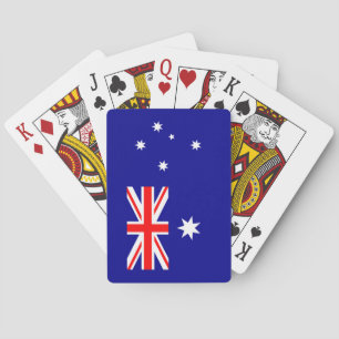 Cartes à jouer du drapeau patriotique australien