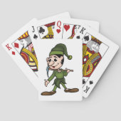 Cartes à jouer du nain vert (dos)