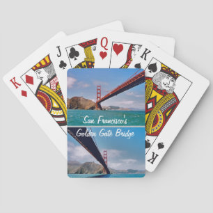 Cartes à jouer du pont Golden Gate de San Francisc