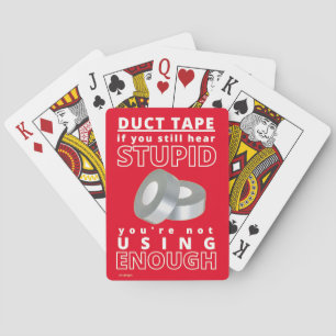 cartes à jouer "DUCT TAPE...2"