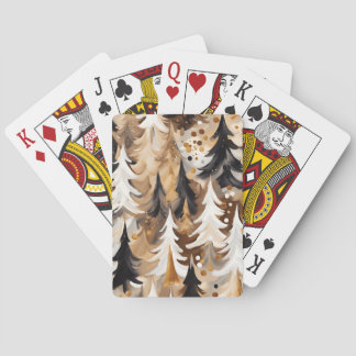 Cartes à jouer en forme de sapin de Noël | Cartes