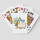 Cartes à jouer Étoile de David (dos)