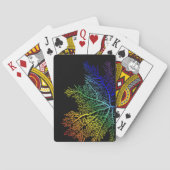 Cartes à jouer Fierté Algue Arc-en-ciel (dos)