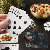 Cartes à jouer Fille Verte (In Situ)
