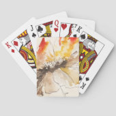 Cartes à jouer Fleur Abstraite (dos)