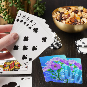 Cartes à jouer Fleurs avec orties de méduses