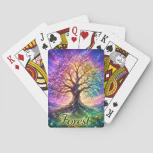Cartes à jouer Forêt de l'Arbre de Vie